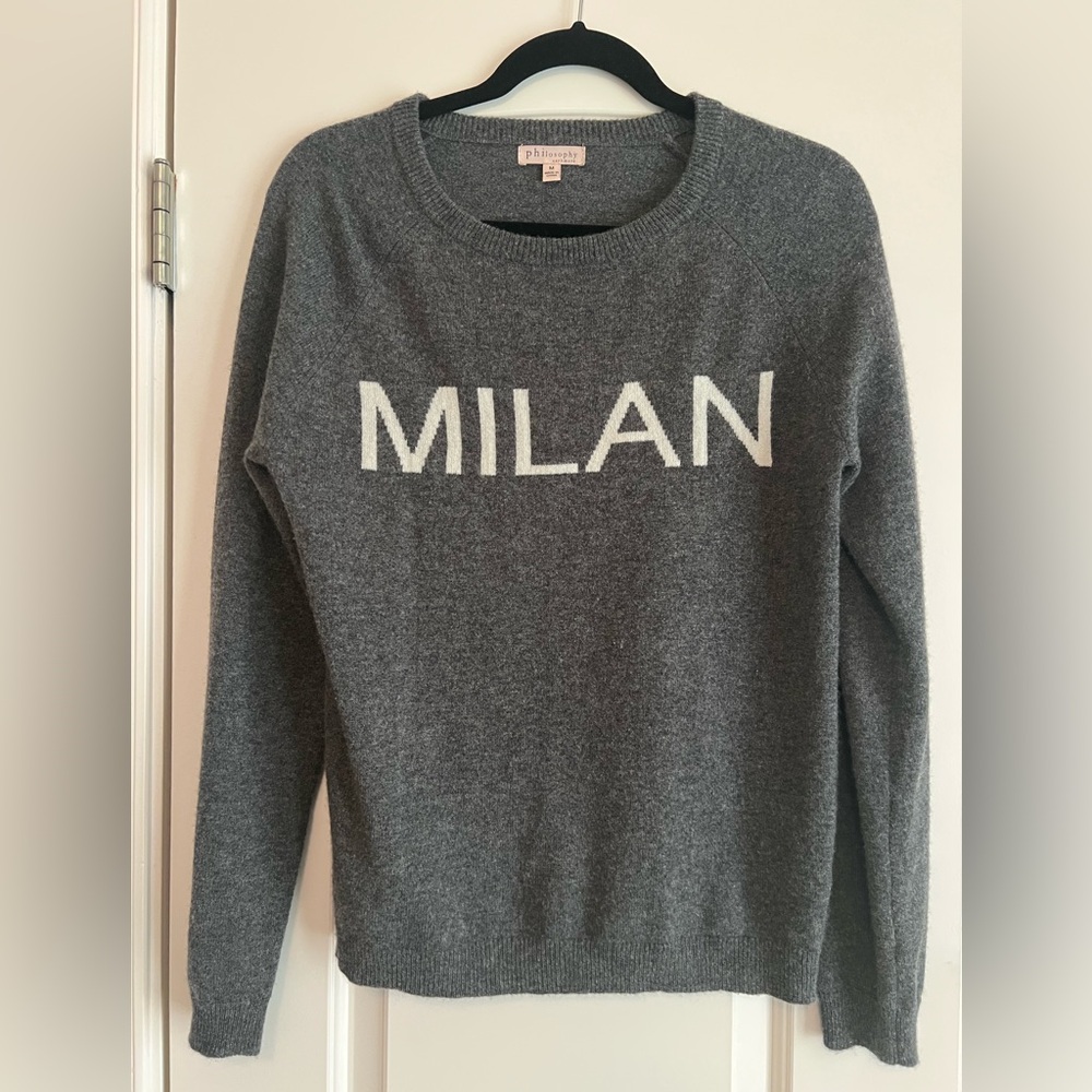 Gray Cashmere Women's Sweater